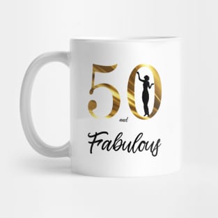 50 and Fabulous Classy Lady Mug